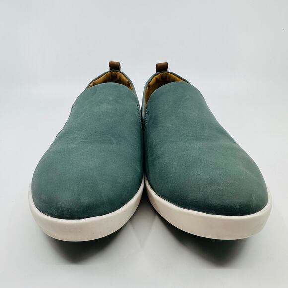 WMNS Kork-Ease Leather Upper Slide-On Shoes "Peyton" Loafer 10M Turquoise CC0E21 - Picture 9 of 10